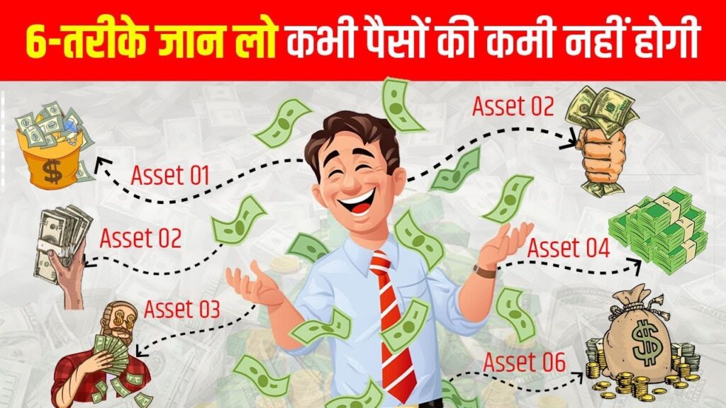 Invest Money In 6 Assets | अमीर बनना है तो पैसों को बैंक में मत रखना । Don't Keep Money In The Bank